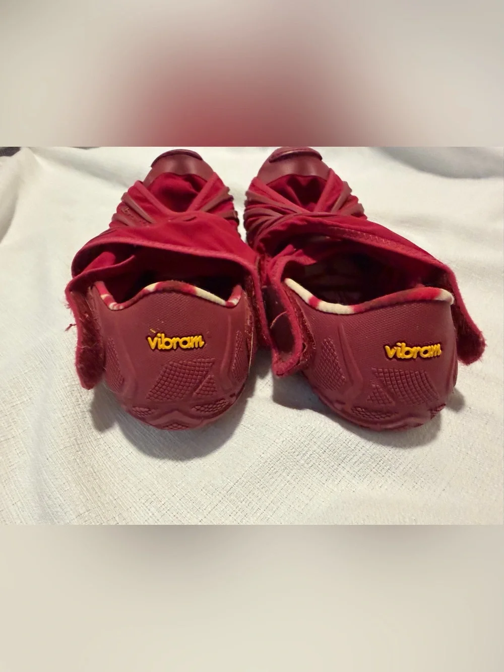 Vibram Furoshiki Wrap Shoes US 8 red Outdoor Breathable Washable summer